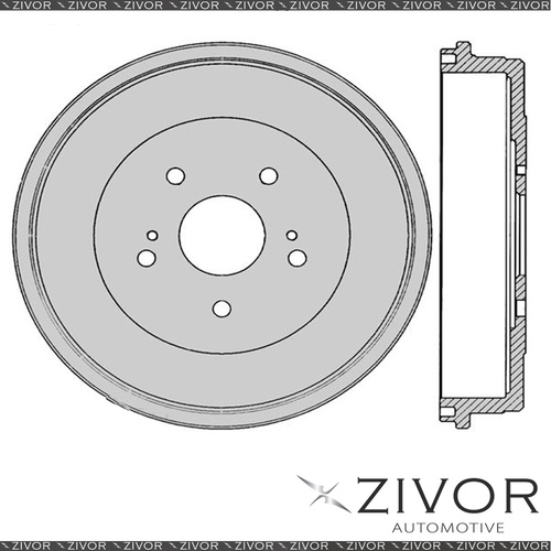 2x Brake Drums For SUZUKI GRAND VITARA JB420, JT J20A 4 Cyl MPFI 2005 - 2008