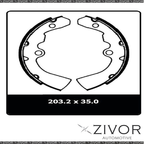 2x PROTEX Brake Shoes - Front For NISSAN 1000 B10 2D Cpe RWD 1969 - 1970 #N1042
