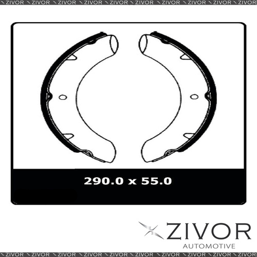 2x PROTEX Brake Shoes-FR For TOYOTA LANDCRUISER FJ40R 2D 1965-1974 #N1083