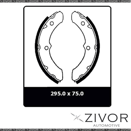 2x Brake Shoes-FR For TOYOTA LANDCRUISER FJ40R 2D H/Top 4WD 1965 - 1982