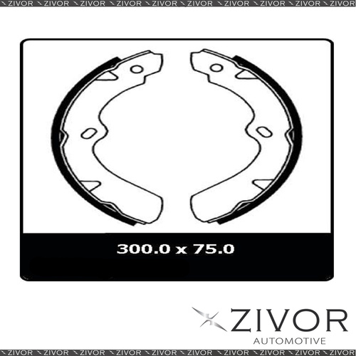 2x PROTEX Brake Shoes- Front For ISUZU NPR300 NPR58 2D Truck 4X2 1989-1993 N1555