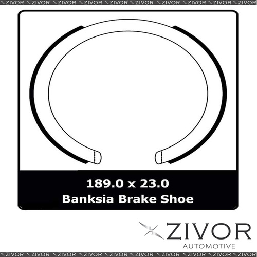2x Parking Brake Minor Kit For TOYOTA AURION GSV40R 4D Sdn FWD 2006 - 2012
