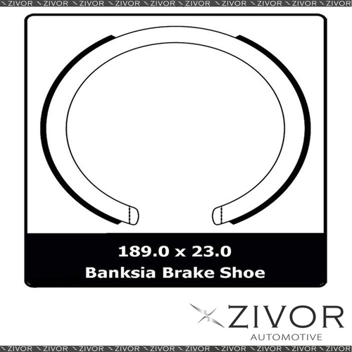 2x PROTEX Parking Brake Minor Kit For FORD FALCON BF 2D Ute RWD 2005-2008 #N3216