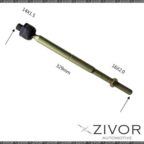 2x PROTEX Rack Ends For HOLDEN CALAIS VY 4D Sdn RWD 2002 - 2004 #RE3047