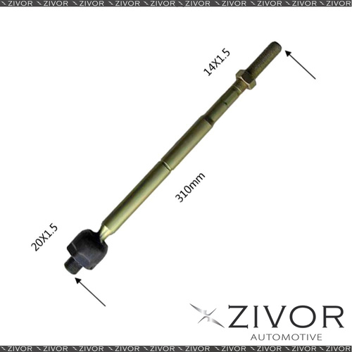 2x PROTEX Rack Ends For HOLDEN COMMODORE VZ 2D Ute RWD 2004 - 2007 #RE3051