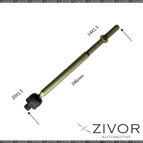2x PROTEX Rack Ends For SUBARU TRIBECA . 4D SUV AWD 2006 - 2014 #RE815