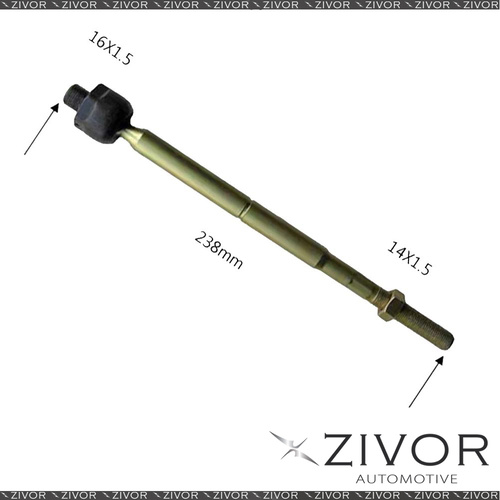 2x PROTEX Rack Ends For MAZDA 929 HB 4D Sdn RWD 1984 - 1987 #RE900