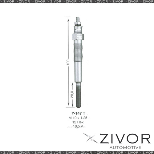 NGK GLOW PLUG - Set of 2 For TOYOTA Y-147T *By Zivor*