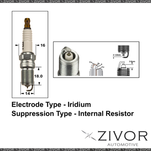 Promising Quality Champion Spark Plug-Set of 2 For HOLDEN MPN-9405 *By Zivor*