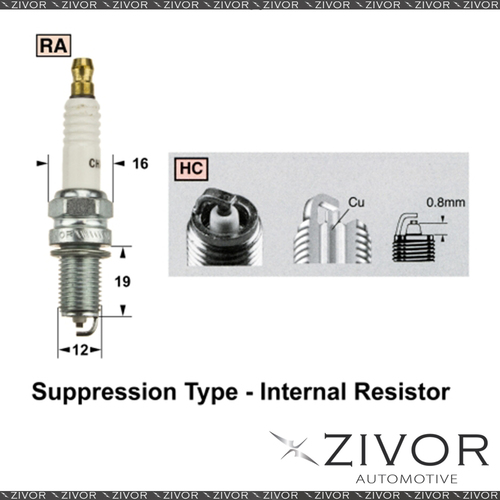 Promising Quality Champion Spark Plug-Set of 2 For BMW MPN-RA6HC *By Zivor*