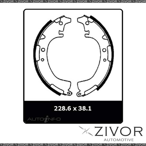 4x *PROTEX* Brake Shoe - Rear For TOYOTA CORONA,COROLLA XT130R,KE70R #N1356