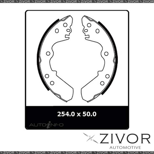 4x *PROTEX* Brake Shoe - Rear For HOLDEN FRONTERA,JACKAROO,RODEO MX,TF #N1662