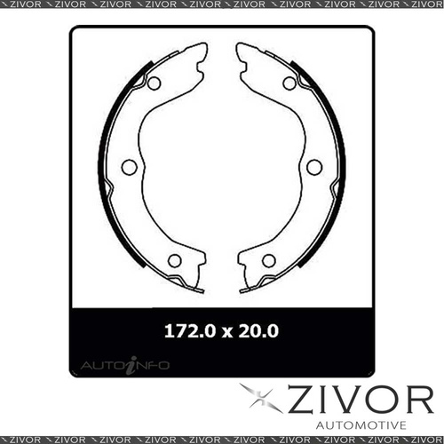 4x *PROTEX* Parking Brake For NISSAN X-TRAIL T30 #N3078