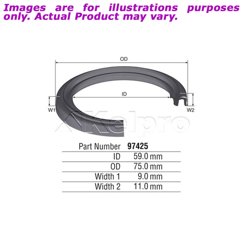 New KELPRO Wheel Bearing Seal - Front For ISUZU D-MAX TFR 3.0L 4D Utility 97425