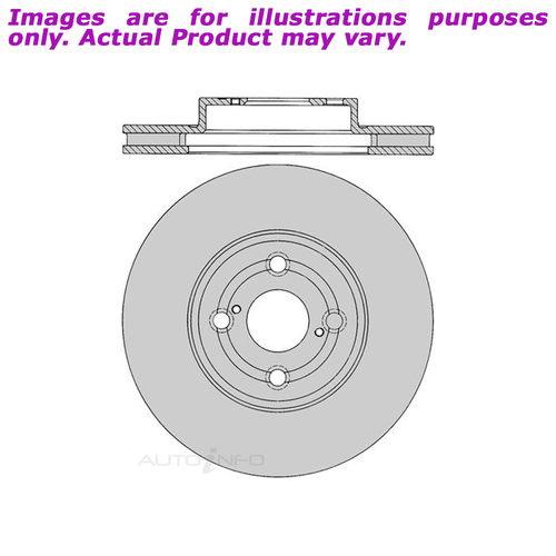 New IBS Brake Rotor For TOYOTA COROLLA LUXEL ZZE122R 1.8L 4D Sedan BR15336