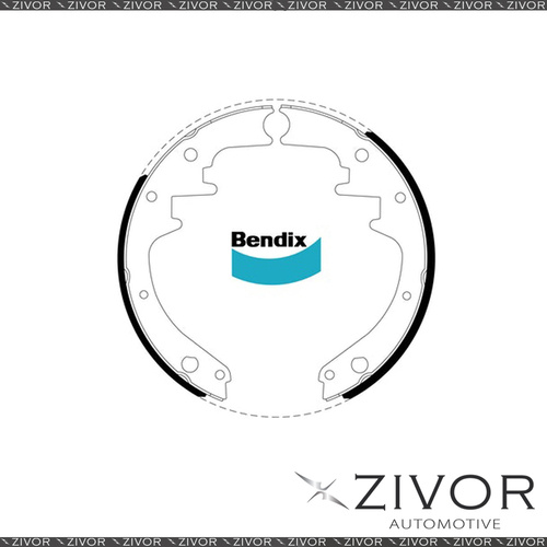 BENDIX Brake Shoe-Rear For Jeep CJ5-CJ8 2.5 Wagon 78 KW AWD 1979-1987 #BS1271