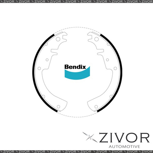 BENDIX Brake Shoe-Rear For Holden Commodore VC 5.0 Sedan 115 KW 1980-1984 BS1385