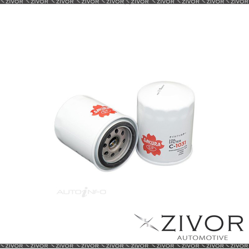 SAKURA Oil Filter For CHRYSLER GALANT GD 1.6L 4D Sdn Auto RWD 01/76-12/77 C-1031