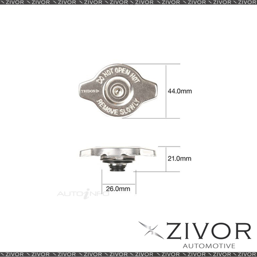 New TRIDON RADIATOR CAP CC1390 *By ZIVOR*