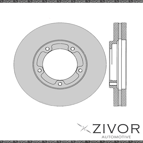 PROTEX Rotor-Front For MITSUBISHI FUSO CANTER FE 2D Truck 4X2 2007-2016 CDR1027