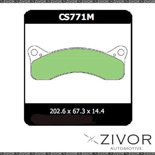 PROTEX Brake Pads - Front For FORD F350 . 2D Ute RWD 1970 - 1985 By ZIVOR CS771M