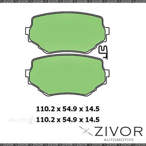FR Brake Pad For Mazda Proceed/Suzuki Escudo,Vitara/Volkswagen Golf CL MK 3