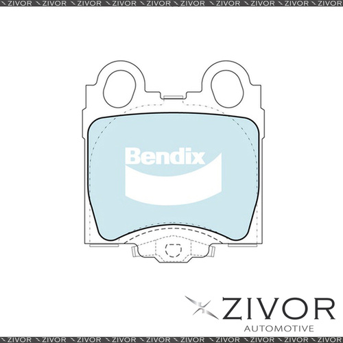 Brake Pad - Rear For Lexus IS JCE1_, GXE1_ 300 Sedan 157 KW RWD 1999 - 2005