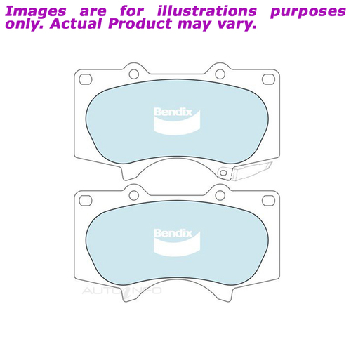New BENDIX Brake Pad For TOYOTA HILUX REVO GUN125R 2.4L 4D Utility DB1482HD