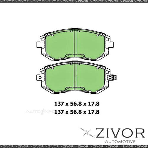 New PROTEX ULTRA BRAKE PADS - FRONT DB1491CP