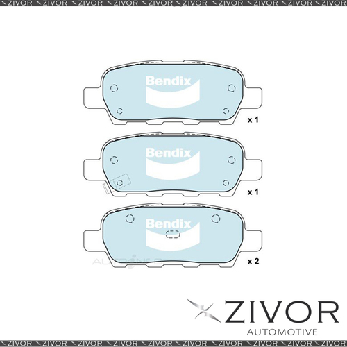 New BENDIX GENERAL CT BRAKE PAD DB1509GCT *By ZIVOR*