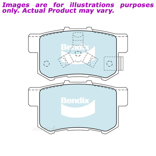 New BENDIX Brake Pad For HONDA ACCORD CU 2.0L 4D Sedan R20A3 DB1728GCT
