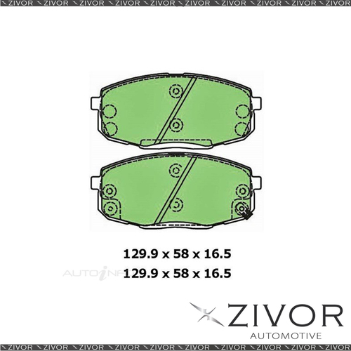 PROTEX Brake Pad For KIA CERATO S Si TD 2.0L 4D H/B G4KD 2010-2013 #DB1754CP