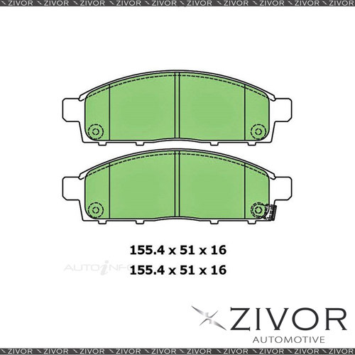 New PROTEX ULTRA BRAKE PADS - FRONT DB1774CP