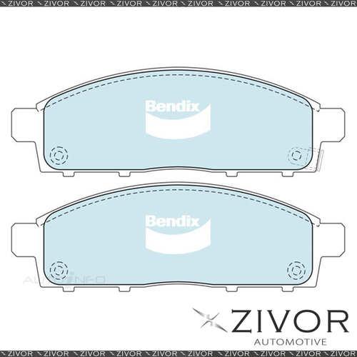 Brake Pad-Heavy Duty For MITSUBISHI TRITON GL ML, MN 2.4L 2D Ute 4G64 2008-2015