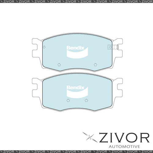 BENDIX Brake Pad-Front For Hyundai Accent LC 1.6 Sedan 77 KW 2000-2006 DB1787GCT