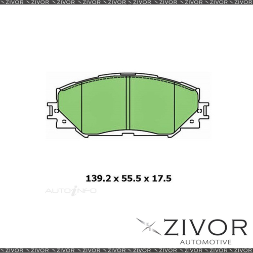 New PROTEX ULTRA BRAKE PADS - FRONT DB1802CP *By ZIVOR*