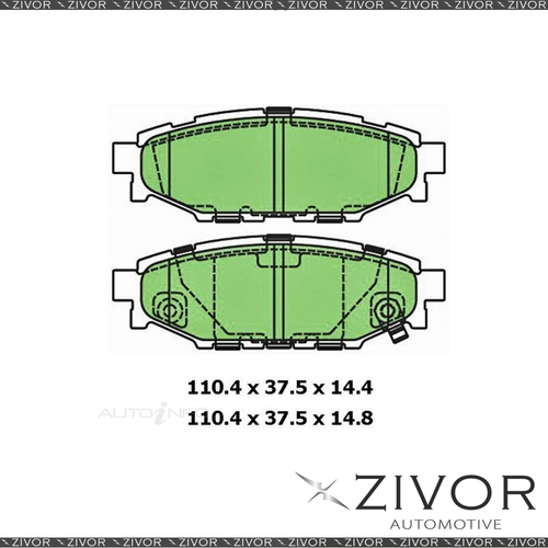 New PROTEX ULTRA BRAKE PADS -REAR DB1803CP *By ZIVOR*