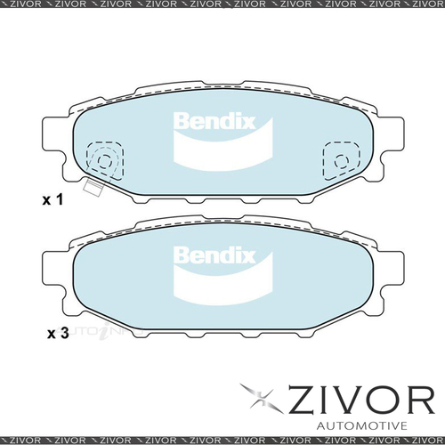 New BENDIX GENERAL CT BRAKE PAD DB1803GCT *By ZIVOR*