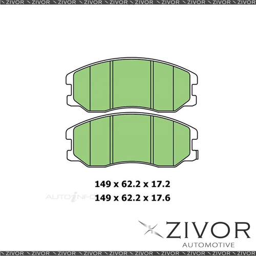 Brake Pads -Front For HOLDEN CAPTIVA CX LX SX CG 3.2L 4D SUV LU1 2006-2011