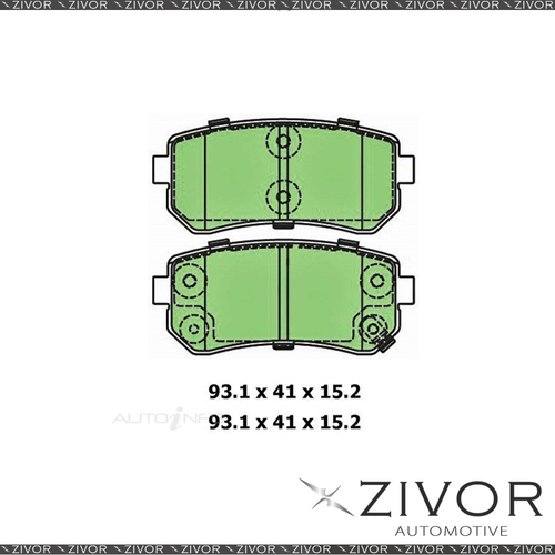 New PROTEX ULTRA BRAKE PAD DB1943CP *By ZIVOR*