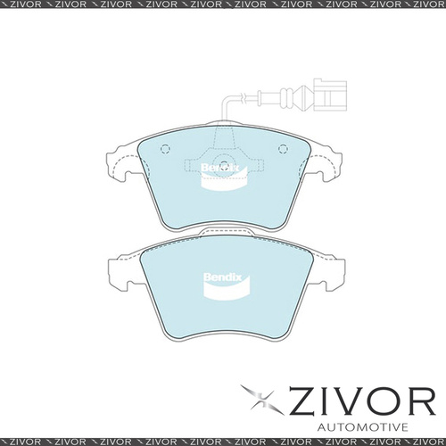 BENDIX Brake Pad-Front For VW Multivan T6 2.0 TDI MPV 150KW FWD 2015-On DB1947HD