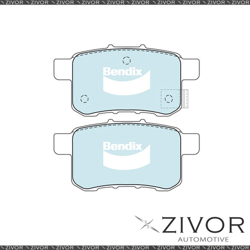 BENDIX Brake Pad - Rear For Honda Accord CP 3.5 V 6 Sedan 202 KW FWD 2007 - 2012