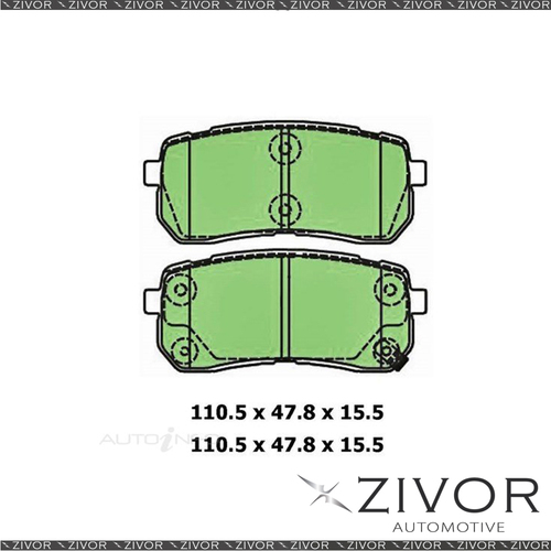 PROTEX Disc Brake Pad Set - Ultra For KIA CARNIVAL YP 2.2L 4D Wgn D4HB 2015 - On