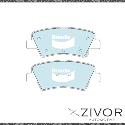 BENDIX Brake Pad-Rear For Hyundai i40 VF 1.7 CRDi Sedan 100 KW 2011 On DB2076GCT