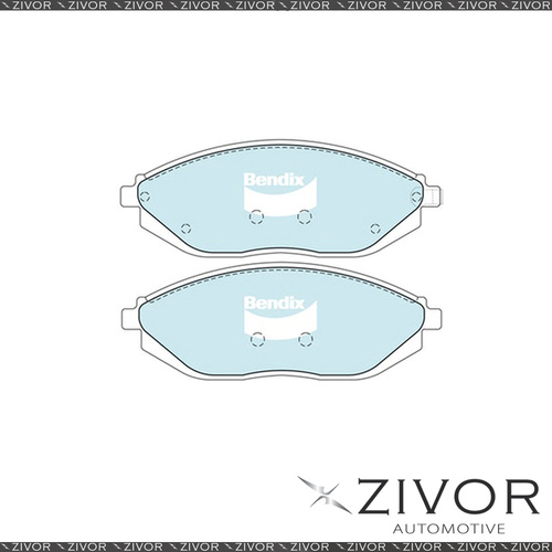 Brake Pad-Front For Holden Barina Spark MJ 1.2 i Auto H/B 63 KW FWD 2010 On