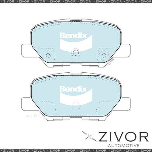 BENDIX Brake Pad - Rear For Mitsubishi ASX XA, XB 2.0 i Wagon 110 KW AWD 2010 On