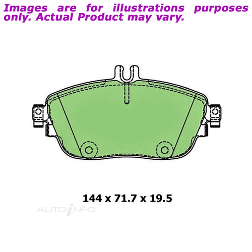 New PROTEX Brake Pads - Front For MERCEDES BENZ GLA200d X156 X156 2.1L DB2315CP