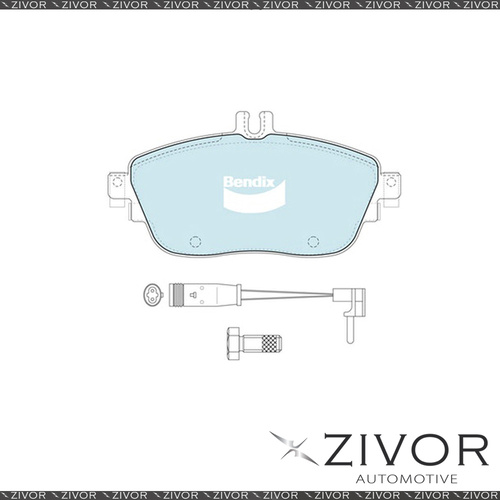 Brake Pad-FR For Mercedes Benz-GLA-Class X156 GLA 200 CDI/d 2.2 Wgn FWD 2013-On