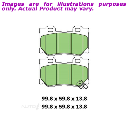 New PROTEX Disc Pad Set For INFINITI QX70 S51 TCNS51 3.7L DB3181CP