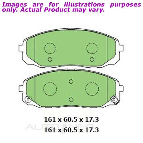 New PROTEX Ultra Brake Pads For KIA CARNIVAL YP MB81A 2.2L DB3215CP